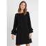 Wallis DOUBLE FLUTE SLEEVE DRESS Sukienka letnia black WL521C0H3