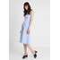 Warehouse CHAMBRAY TIE BACK DRESS Sukienka letnia blue WA221C0F5