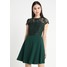 Dorothy Perkins FIT AND FLARE DRESS Sukienka letnia green DP521C1IV