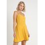 New Look PLAIN TIE STRAP THRU SKATER Sukienka koszulowa mustard NL021C0UZ