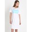 Calvin Klein Jeans INSTITUTIONAL BOX LOGO DRESS Sukienka z dżerseju bright white C1821C02N