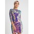 Glamorous Petite SEQUIN DRESS Sukienka koktajlowa purple iridescent GLB21C032