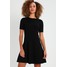 Tommy Hilfiger RAYANA DRESS Sukienka dzianinowa black TO121C06N