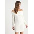 Missguided CABLE JUMPER DRESS Sukienka dzianinowa cream M0Q21C0XR