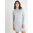 Vero Moda VMBRILLIANT ROLLNECK DRESS Sukienka dzianinowa light grey melange VE121C1IT