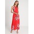 Wallis WATERCOLOUR FLORAL DRESS Długa sukienka red WL521C0GI