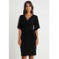 Wallis TWISTED RING DRESS Sukienka z dżerseju black WL521C0H5