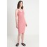 AllSaints ANZA DRESS Sukienka dzianinowa bright pink A0Q21C046