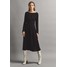 Massimo Dutti MIT CORSAGE LIMITED EDITION Długa sukienka black M3I21C02M