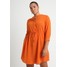 ONLY Carmakoma CARLUX CECILIA 3/4 DRESS SOLID Sukienka koszulowa marmalade ONA21C021