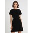 Dorothy Perkins BUTTON DETAIL POCKET SHIFT Sukienka letnia black DP521C1NG