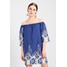 Glamorous Petite BARDOT BOTTOM DRESS Sukienka letnia blue GLB21C02B