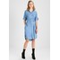 Second Female SABBA SHIRT DRESS Sukienka koszulowa blue denim SE421C02M