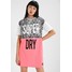 Superdry BOYFRIEND T SHIRT DRESS Sukienka z dżerseju fluro pink SU221C09X