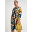 Evans FOREST PRINT TIE FRONT DRESS Sukienka koszulowa yellow EW221C07A