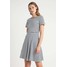 Dorothy Perkins SHOULDER TRIM DRESS Sukienka z dżerseju blue/white DP521C1KN