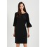 Saint Tropez DRESS FLOUNCE SLEEVE Sukienka etui black S2821C04L
