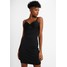 New Look SCALLOP TRIM DRESS Sukienka etui black NL021C0U1