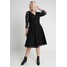 Evans FIT FLARE DRESS Sukienka letnia black EW221C082