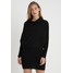 AllSaints RIDLEY COWL DRESS Sukienka dzianinowa cinder black A0Q21C05H