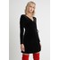 Vero Moda VMHEAVEN WRAP DRESS Sukienka letnia black VE121C1J9