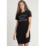 Superdry SLIM SHIRT DRESS Sukienka z dżerseju black SU221C0BP