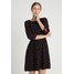 TOM TAILOR DENIM PRINTED DRESS WITH PIPINGS Sukienka letnia black TO721C06O