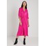 Topshop Długa sukienka bright pink TP721C10O