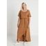 Junarose JRSAFIA DRESS Długa sukienka brown sugar JR421C0I5
