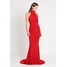 Club L London HALTER NECK RUCHED DETAIL FISHTAIL MAXI DRESS Suknia balowa red CLK21C018