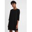 Vero Moda VMGABBY 3/4 SHORT SOLID DRESS Sukienka letnia black VE121C1HI