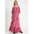 YAS Tall YASBELLO OFF SHOULDER DRESS Długa sukienka rose wine YA021C01I