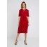 Lauren Ralph Lauren Sukienka z dżerseju parlor red L4221C0O3