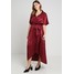 New Look Curves HI LOW DRESS Długa sukienka burgundy N3221C08G