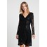 Vero Moda VMOLIA WRAP DRESS Sukienka koktajlowa black VE121C1LD