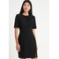 Benetton COOL BUSINESS DRESS Sukienka etui black 4BE21C08Z