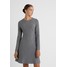 Vero Moda VMNANCY DRESS Sukienka dzianinowa medium grey melange VE121C1HK