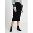 Calvin Klein LONG PENCIL SKIRT Spódnica ołówkowa black 6CA21B003