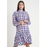 Monki VALLEY DRESS Sukienka letnia pink/blue/white MOQ21C01Z