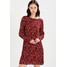 Vero Moda VMCAMILLE SHORT DRESS Sukienka letnia sun-dried tomato VE121C1A6