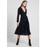 New Look WRAP DRESS Długa sukienka black NL021C10O