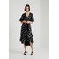 Diane von Furstenberg SARETH Długa sukienka black/silver DF221C002