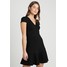Forever New PONTE TRIM INSERT DRESS Sukienka z dżerseju black FOD21C02X