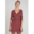 Madewell RETRO DRESS IN CONFETTI FLORAL Sukienka letnia bright garnet M3J21C00T