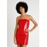 Warehouse ASHISH X WAREHOUSE SEQUIN BANDEAU DRESS Sukienka koktajlowa red WA221C0GQ