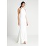 Club L London HALTER NECK RUCHED DETAIL FISHTAIL MAXI DRESS Suknia balowa white CLK21C018