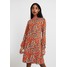 Dorothy Perkins SHIRRED NECK SHIFT Sukienka z dżerseju orange DP521C1WD