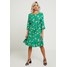 ONLY Petite ONYTINA 3/4 FRILL BELT DRESS Sukienka letnia jolly green OP421C042