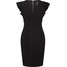 DKNY Sukienka 'V-neck ruffle cap sleeve sheath' DKN0154001000002