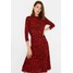 Mango MONCHO Sukienka z dżerseju red M9121C3C4